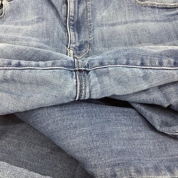American Eagle Womens 18R Jeans Blue Sky High Skinny Leg Med Wash Denim - Picture 8 of 13